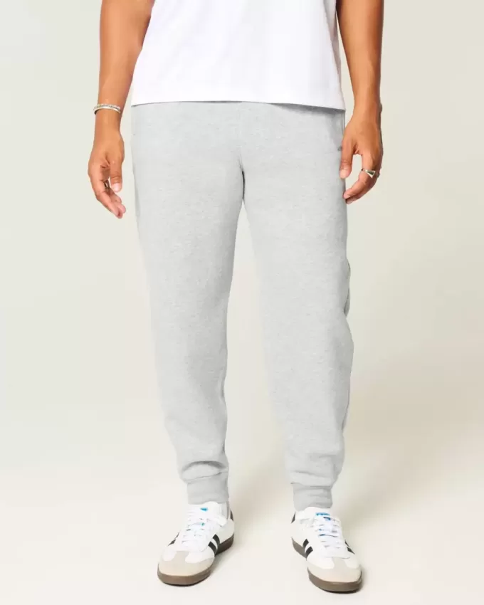 Lockere Ripp-Jogginghose