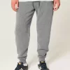 Lockere Ripp-Jogginghose
