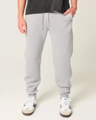 Lockere Ripp-Jogginghose
