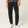 Lockere Ripp-Jogginghose