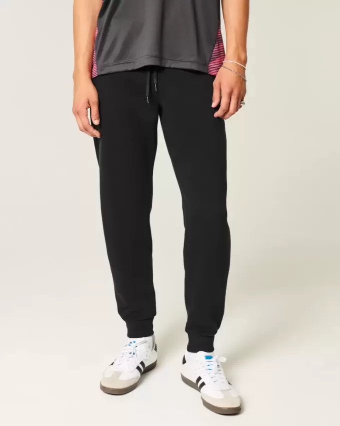 Lockere Ripp-Jogginghose