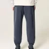 Lockere Ripp-Jogginghose