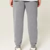 Lockere Ripp-Jogginghose