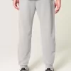 Lockere Ripp-Jogginghose