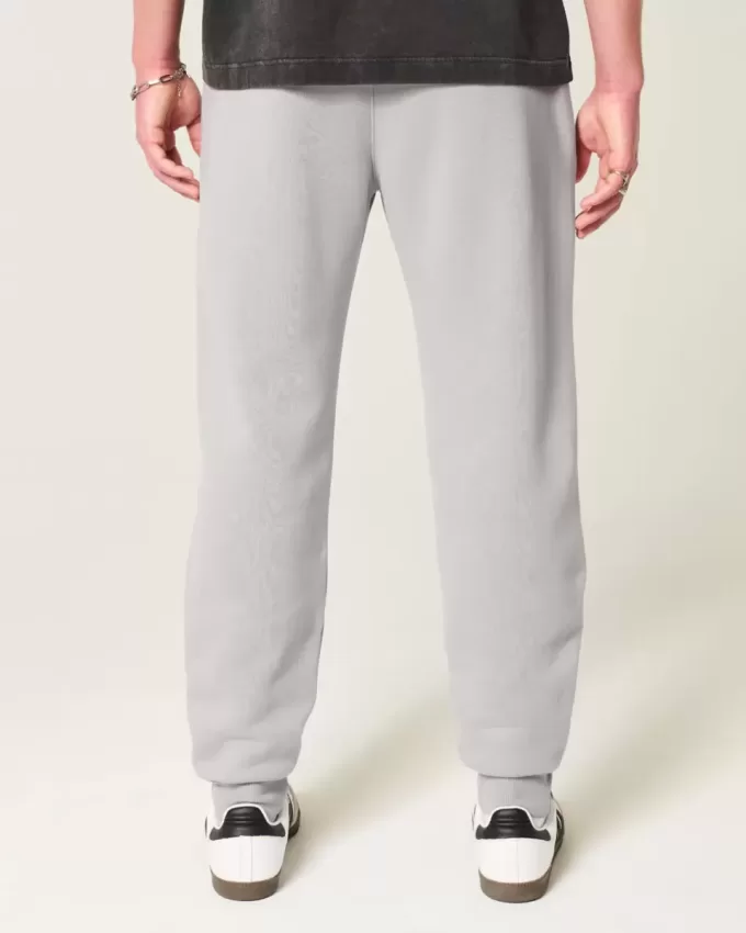 Lockere Ripp-Jogginghose