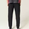 Lockere Ripp-Jogginghose