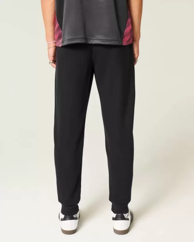 Lockere Ripp-Jogginghose