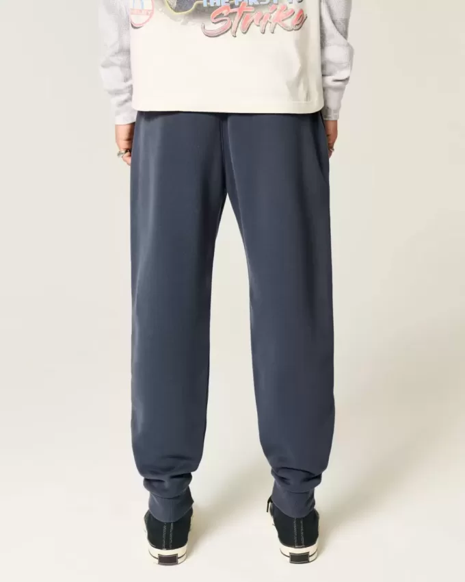 Lockere Ripp-Jogginghose