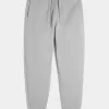 Lockere Ripp-Jogginghose