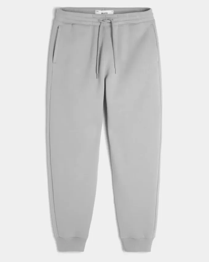 Lockere Ripp-Jogginghose