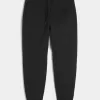 Lockere Ripp-Jogginghose