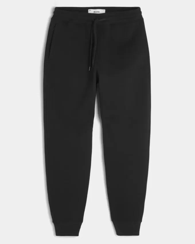 Lockere Ripp-Jogginghose