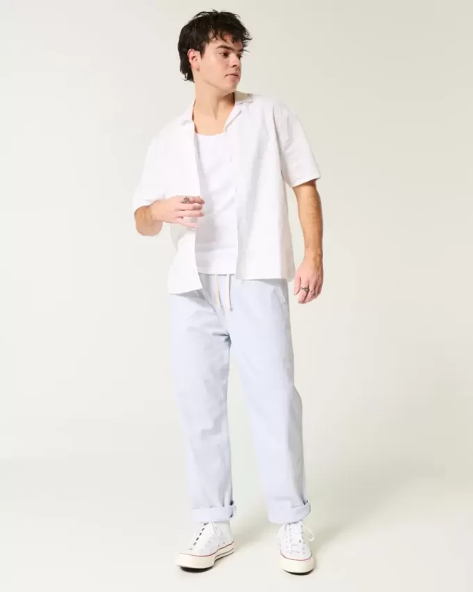 Lockere Schlupfhose aus Leinenmischung Lockere Schlupfhose aus Leinenmischung