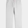 Lockere Schlupfhose aus Leinenmischung