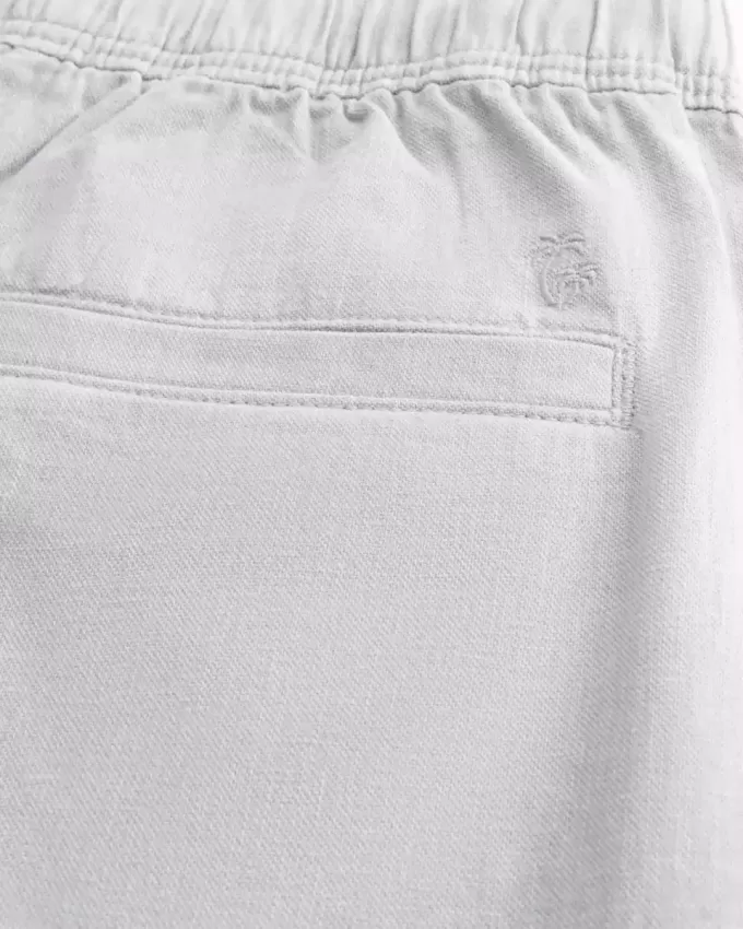 Lockere Schlupfhose aus Leinenmischung