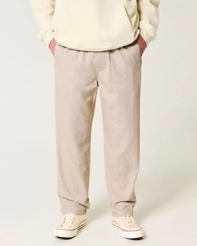 Lockere Schlupfhose aus Leinenmischung Lockere Schlupfhose aus Leinenmischung