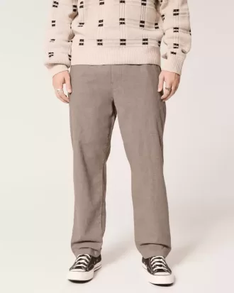 Lockere Schlupfhose aus Leinenmischung
