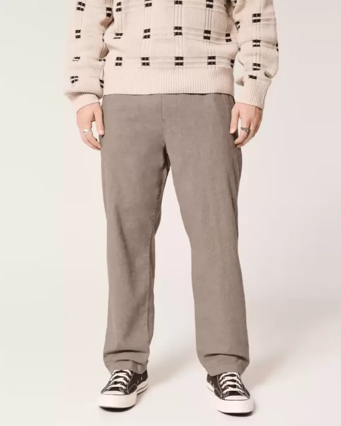 Lockere Schlupfhose aus Leinenmischung Lockere Schlupfhose aus Leinenmischung