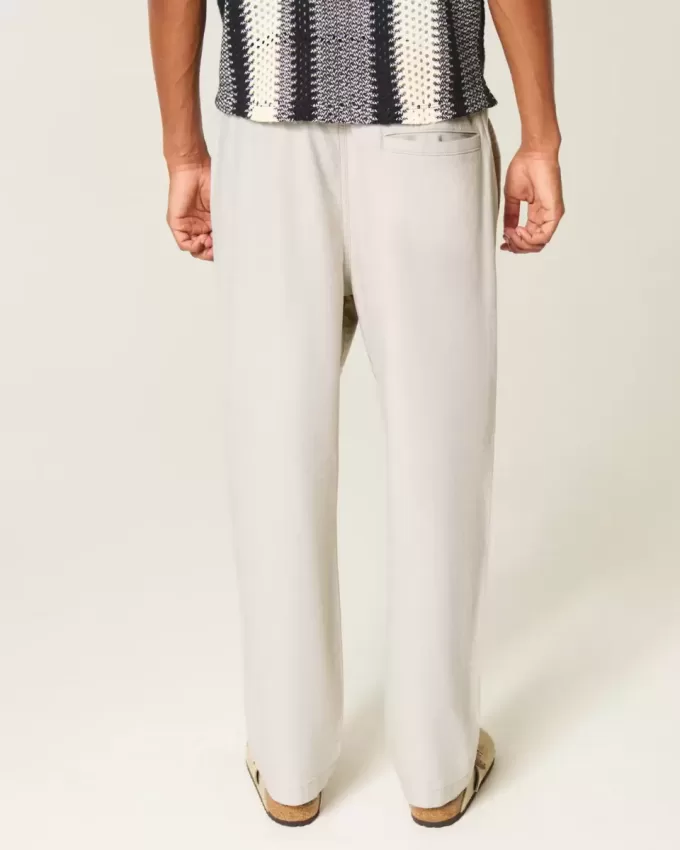 Lockere Schlupfhose aus Leinenmischung Lockere Schlupfhose aus Leinenmischung