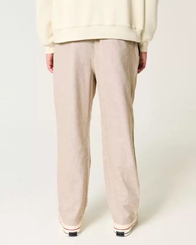 Lockere Schlupfhose aus Leinenmischung Lockere Schlupfhose aus Leinenmischung