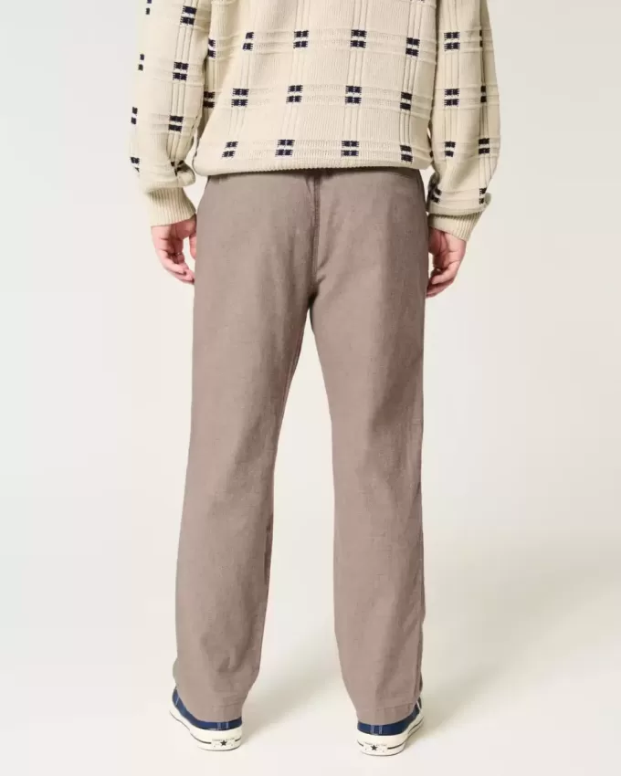 Lockere Schlupfhose aus Leinenmischung Lockere Schlupfhose aus Leinenmischung
