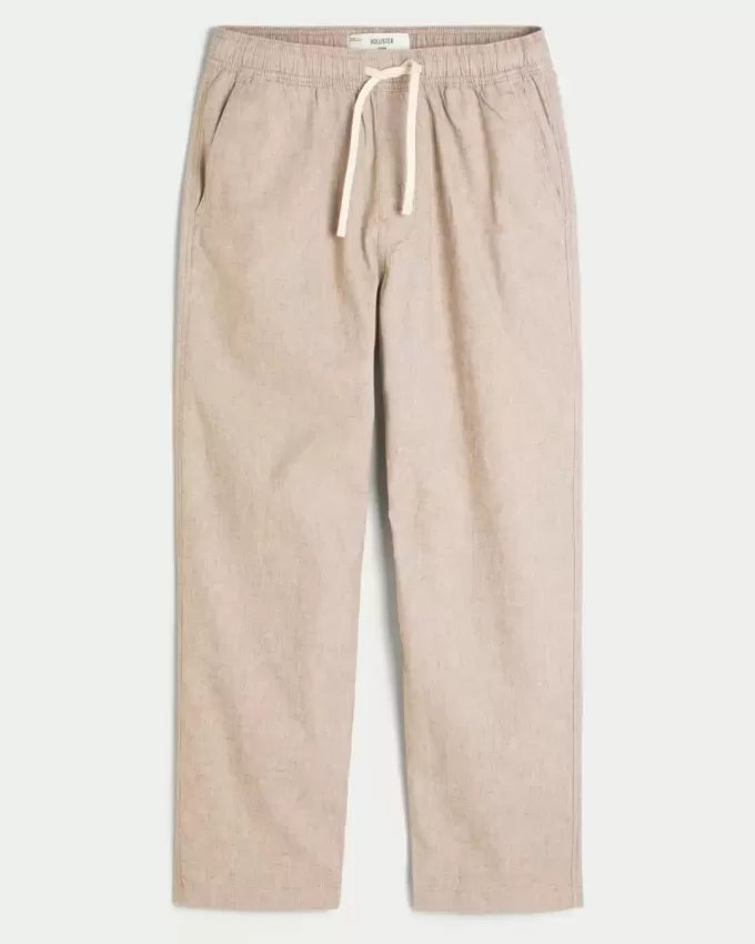 Lockere Schlupfhose aus Leinenmischung Lockere Schlupfhose aus Leinenmischung