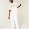 Lockere Schlupfhose aus Seersucker