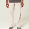Lockere Schlupfhose aus Seersucker