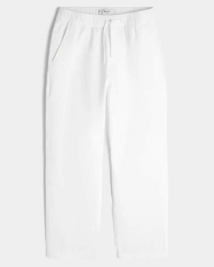 Lockere Schlupfhose aus Seersucker