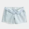 Low-Rise Baggy-Jeansshorts in heller Waschung, 5″ Low-Rise Baggy-Jeansshorts in heller Waschung, 5″
