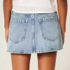 Low-Rise-Mini-Skort aus Denim Low-Rise-Mini-Skort aus Denim
