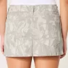 Low-Rise-Mini-Skort aus Twill mit Camouflage-Muster