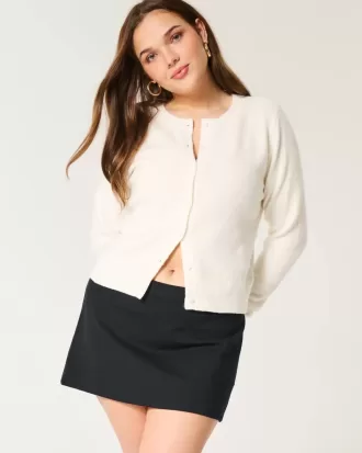 Low-Rise Ponte Mini-Skort in A-Linie
