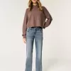 Low-Rise Relaxed Straight Jeans in mittlerer Waschung Low-Rise Relaxed Straight Jeans in mittlerer Waschung