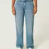 Low-Rise Relaxed Straight Jeans in mittlerer Waschung Low-Rise Relaxed Straight Jeans in mittlerer Waschung