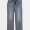 Low-Rise Relaxed Straight Jeans in mittlerer Waschung Low-Rise Relaxed Straight Jeans in mittlerer Waschung
