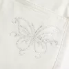 Low-Rise Shiny Butterfly Twill Mini Skort Low-Rise Shiny Butterfly Twill Mini Skort
