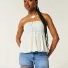 Low-Rise-Shortie-Shorts aus Denim in mittlerer Waschung Low-Rise-Shortie-Shorts aus Denim in mittlerer Waschung