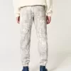 Lässige Fleece-Jogginghose mit Camouflage-Muster