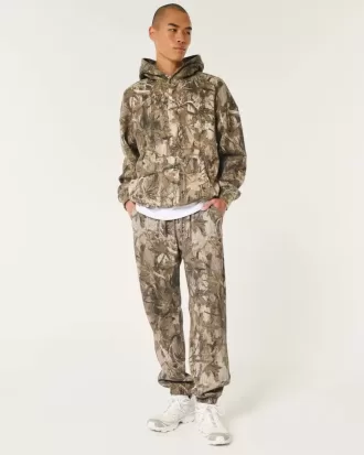 Lässige Fleece-Jogginghose mit Logo