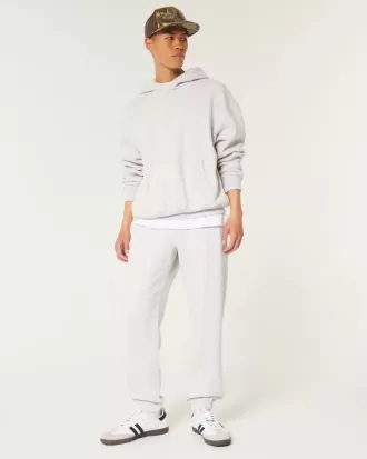 Lässige Fleece-Jogginghose mit Logo
