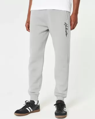 Lässige Fleece-Jogginghose mit Logo