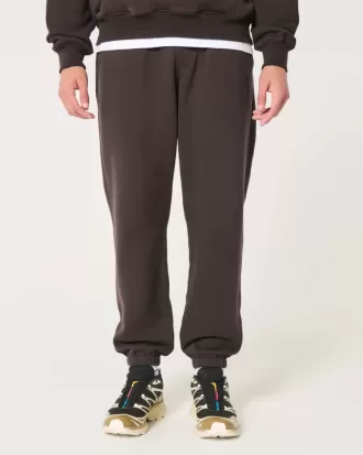 Lässige Fleece-Jogginghose mit Logo