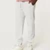 Lässige Fleece-Jogginghose mit Logo Lässige Fleece-Jogginghose mit Logo