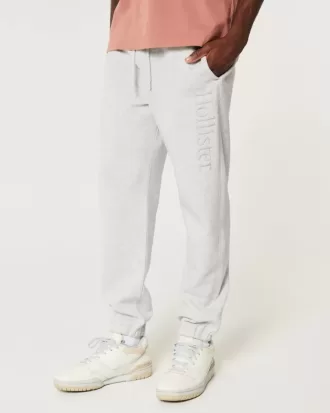 Lässige Fleece-Jogginghose mit Logo