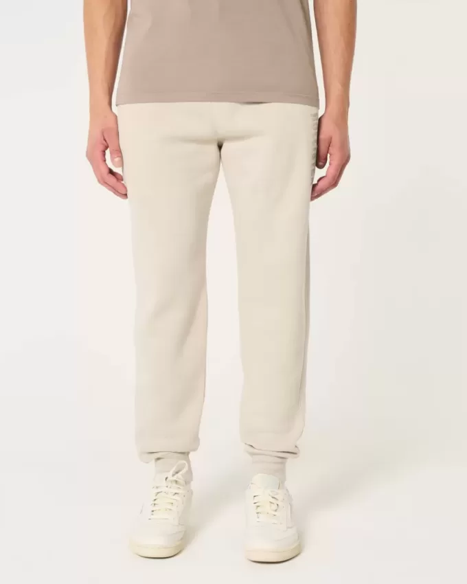 Lässige Fleece-Jogginghose mit Logo