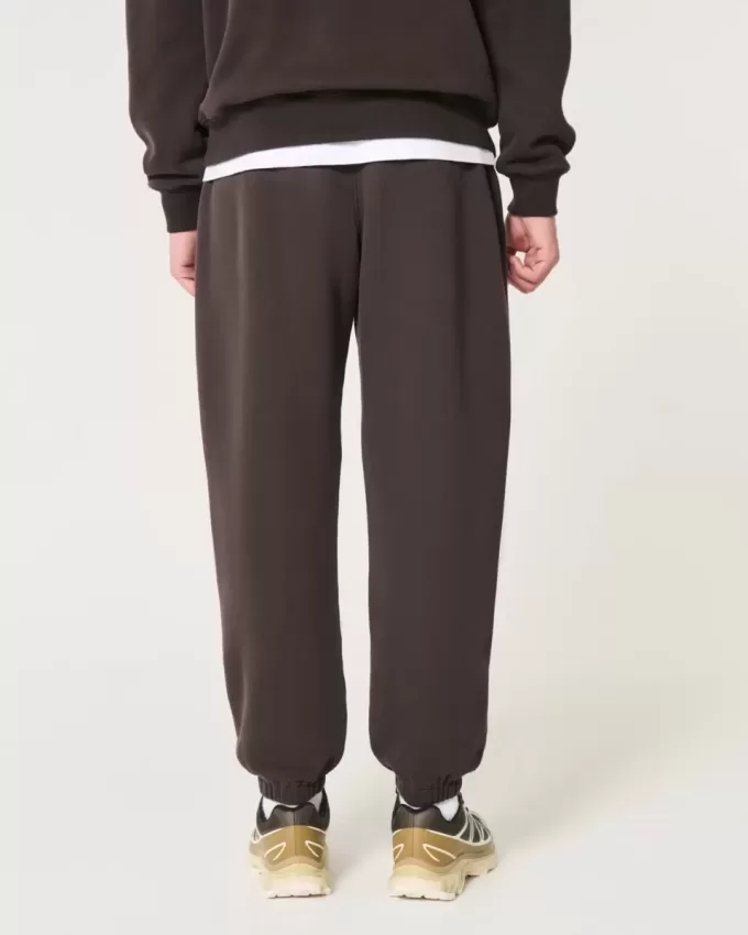 Lässige Fleece-Jogginghose mit Logo