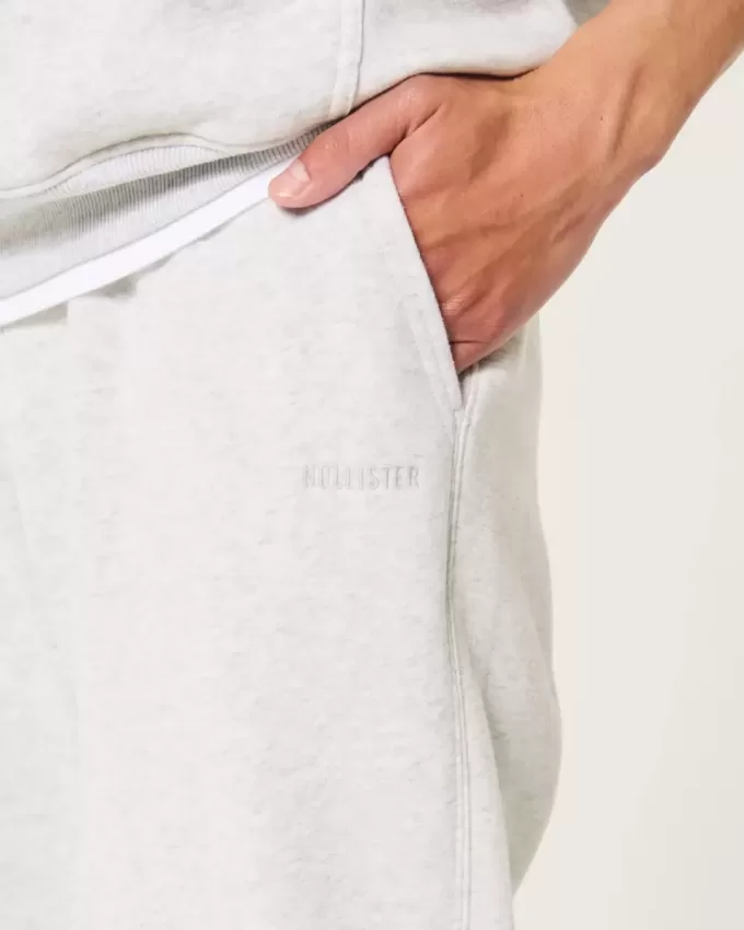 Lässige Fleece-Jogginghose mit Logo