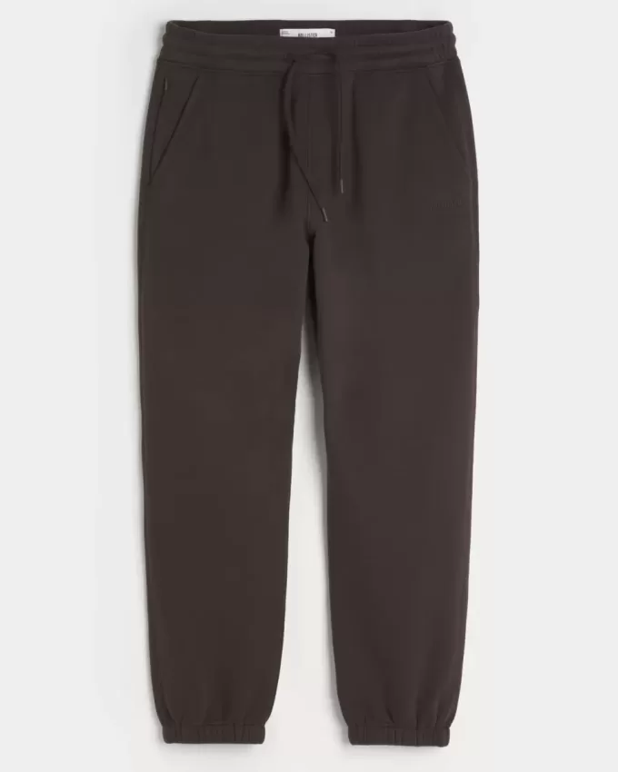 Lässige Fleece-Jogginghose mit Logo