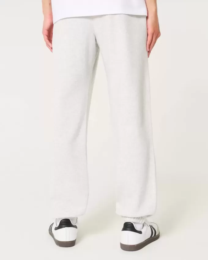 Lässige Fleece-Jogginghose mit Logo